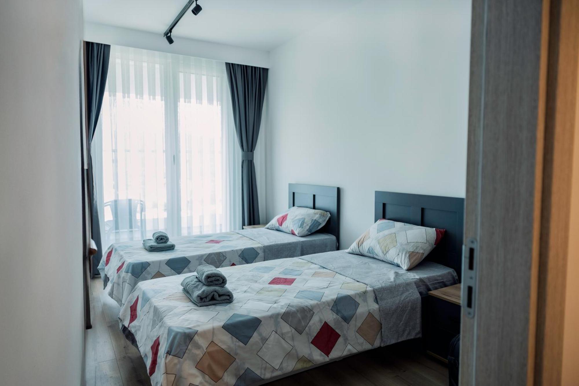 33Rd Floor Twin Apartments In Cevahir Sky City Complex With Pool, Spa, Fitness And Parking Included In Price Skopje Exteriér fotografie