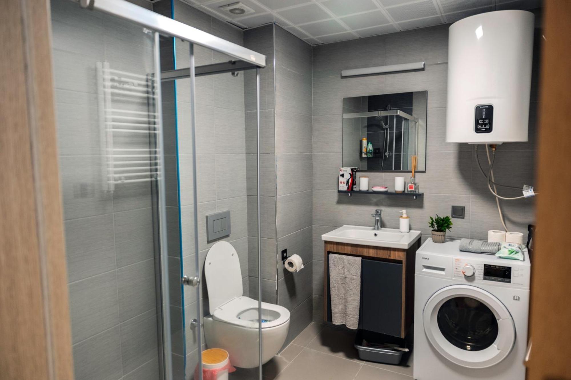 33Rd Floor Twin Apartments In Cevahir Sky City Complex With Pool, Spa, Fitness And Parking Included In Price Skopje Exteriér fotografie